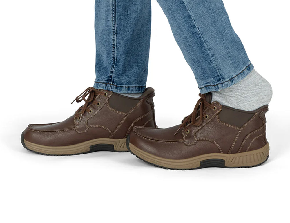 Mens Hands-Free Verno Brown Boots