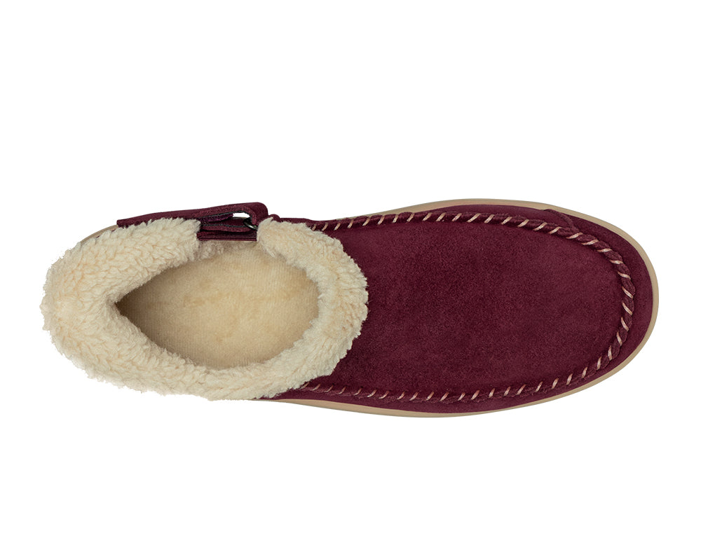 Womens Hands-Free Lorin Bordeaux House Shoes