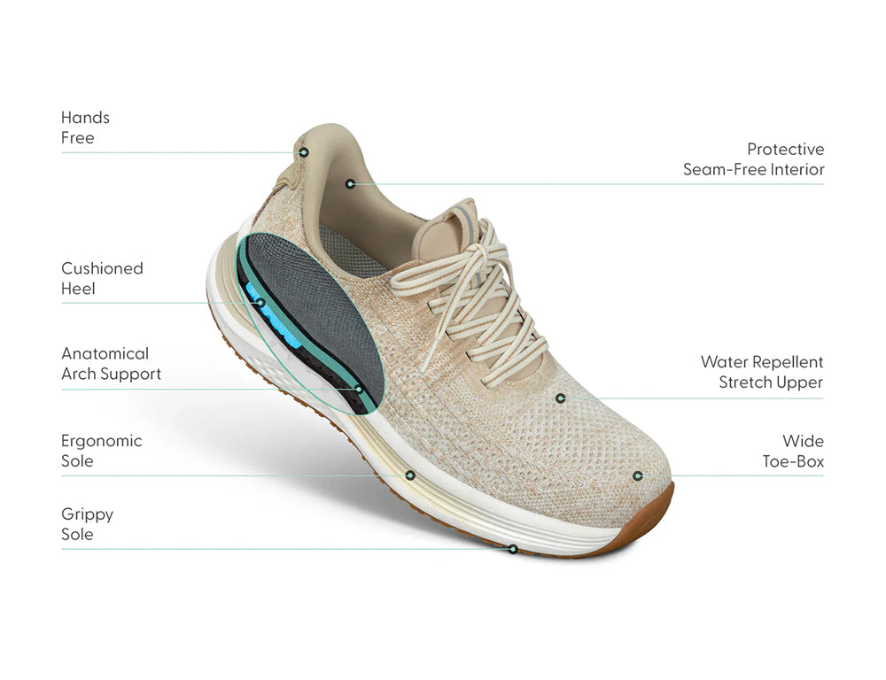Womens Hands-Free Nira Blonde Trainers