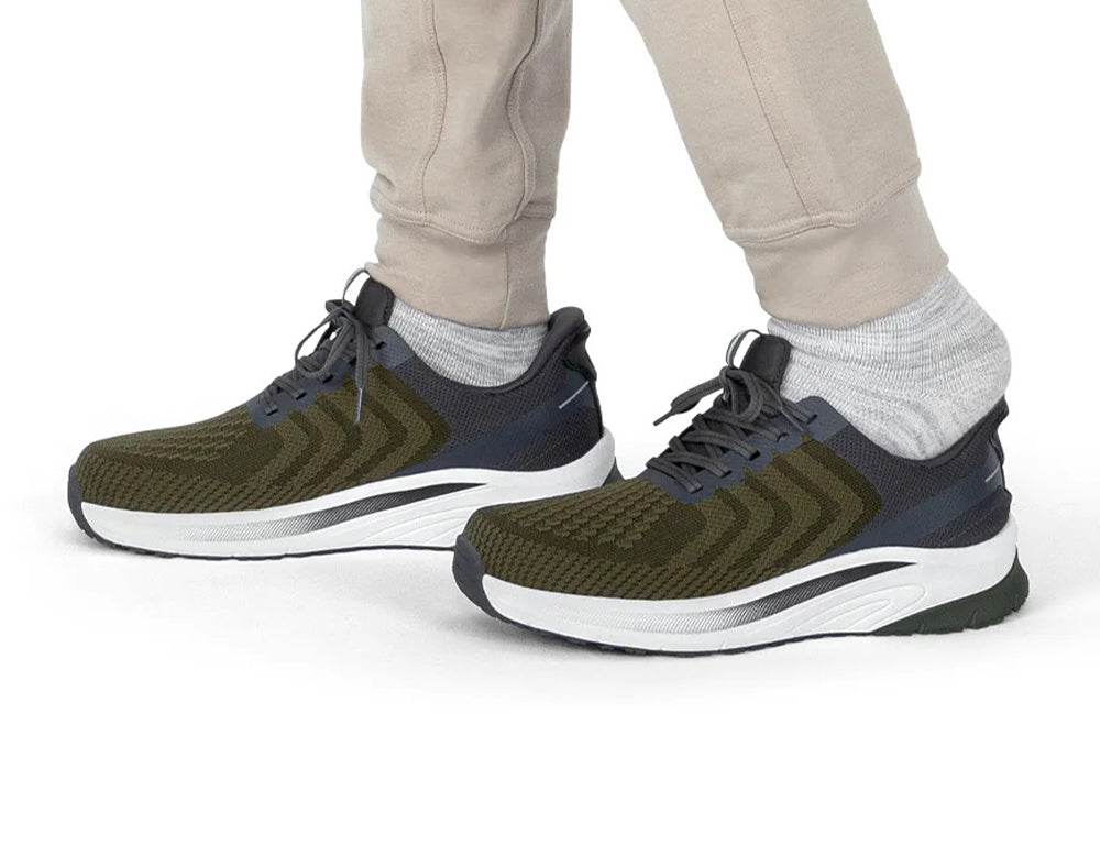 Mens Hands-Free Tilos Olive Trainers