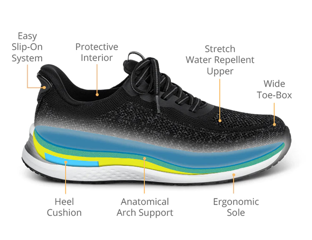 Womens Hands-Free Nira Black Trainers