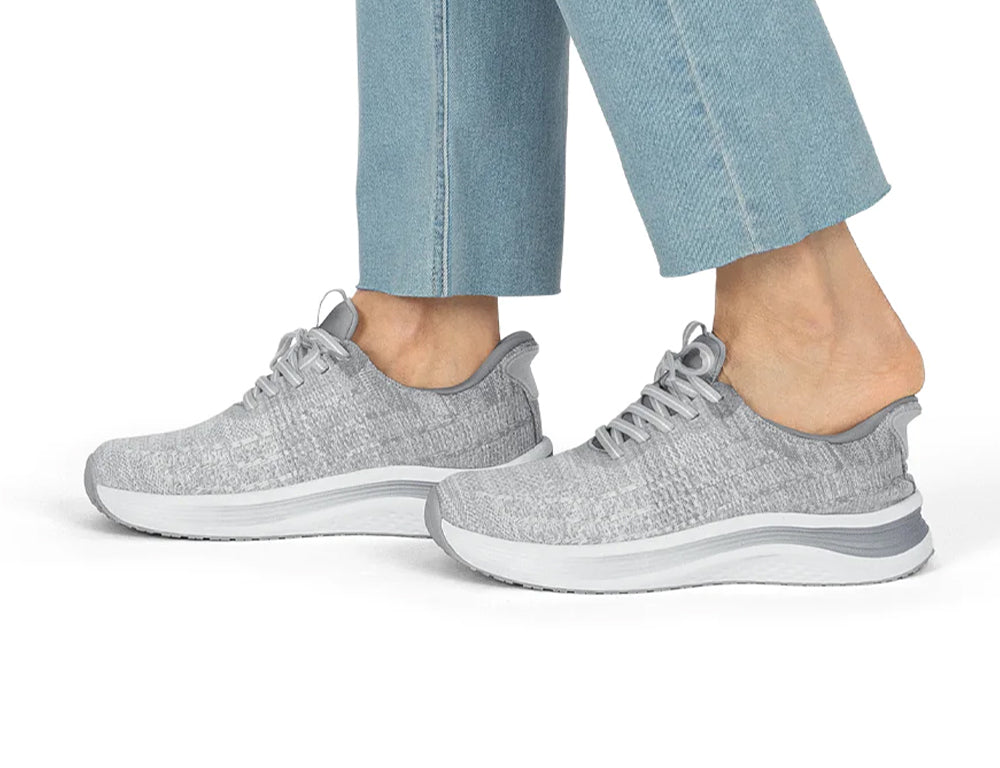 Womens Hands-Free Nira Light Grey Trainers