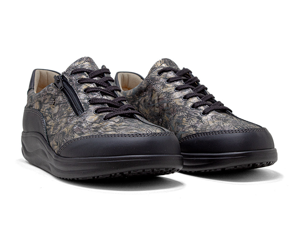 Womens Finnamic Otaru Schwarz Bronze Shoes