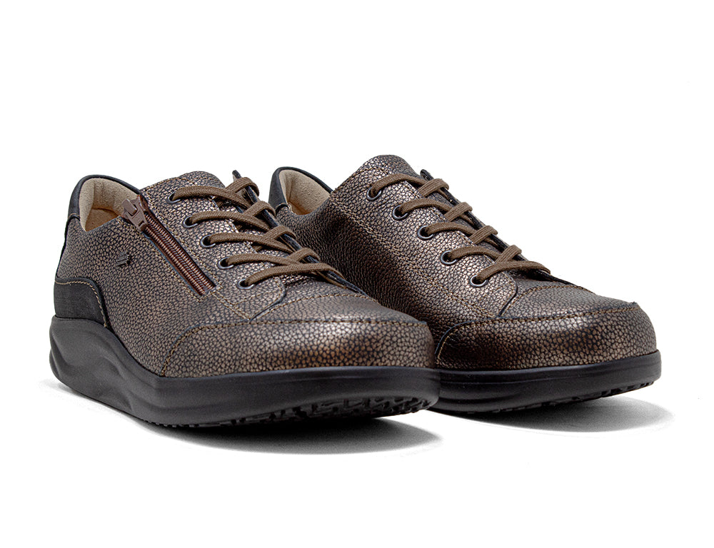 Womens Finnamic Hachioji Copper Schwarz Shoes