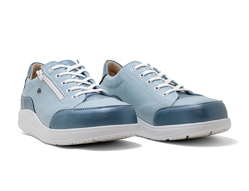 Finn Comfort Womens Finnamic Hachiouji ShoeMed Exclusive Henley Blue Shoes ShoeMed