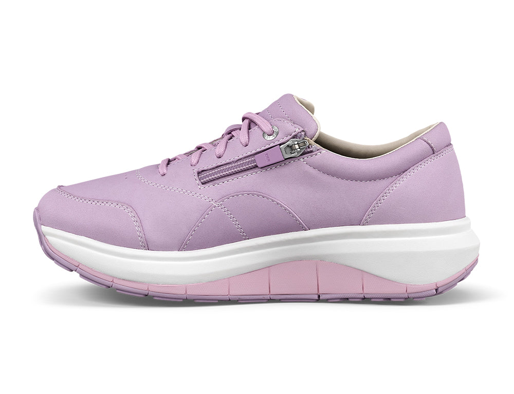Joya Womens Wave Wide-Fit Zip Venice Purple Shoes ShoeMed