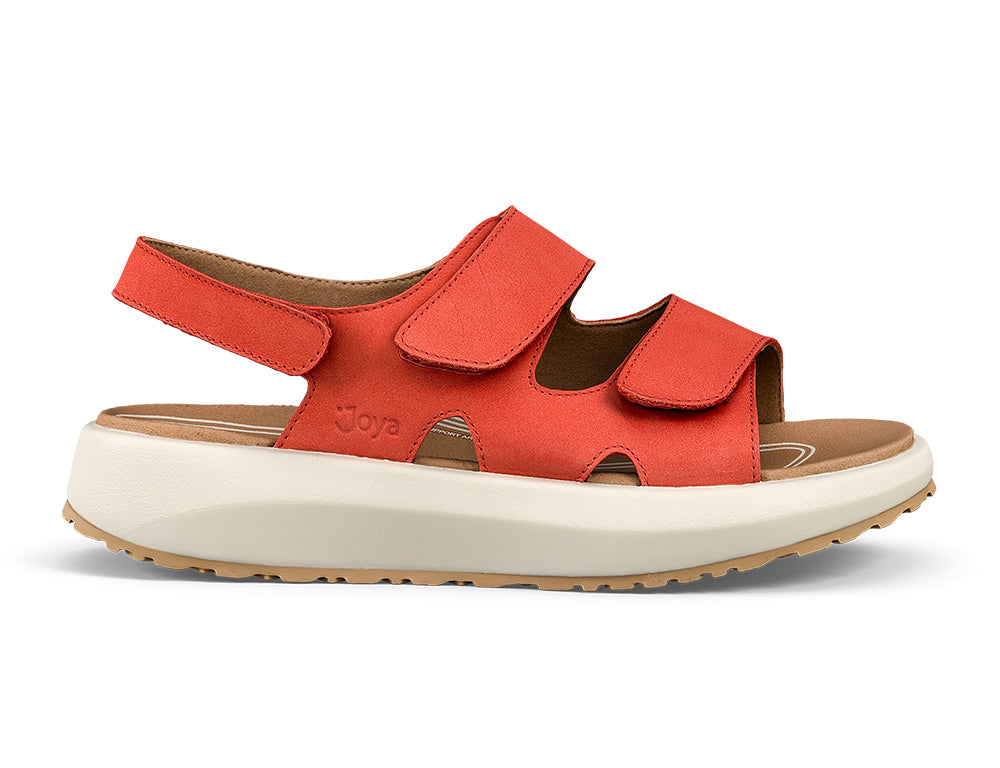Joya Womens Senso Panama Red Sandals ShoeMed