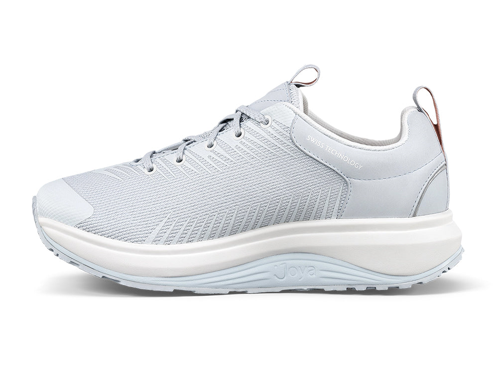 Joya Womens Wide-Fit Maui Light Blue II Trainers ShoeMed