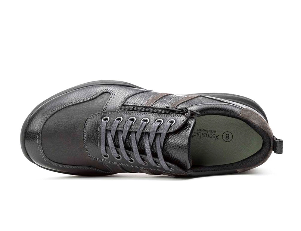 Mens Stretchwalker SWX3 Black Grain Trainers