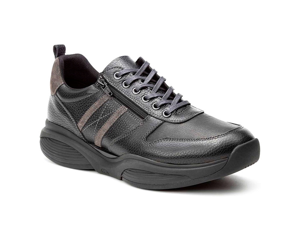 Mens Stretchwalker SWX3 Black Grain Trainers
