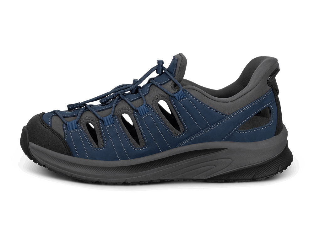 Orthofeet Mens Hands-Free Saturn Marine Hiking Sandals ShoeMed