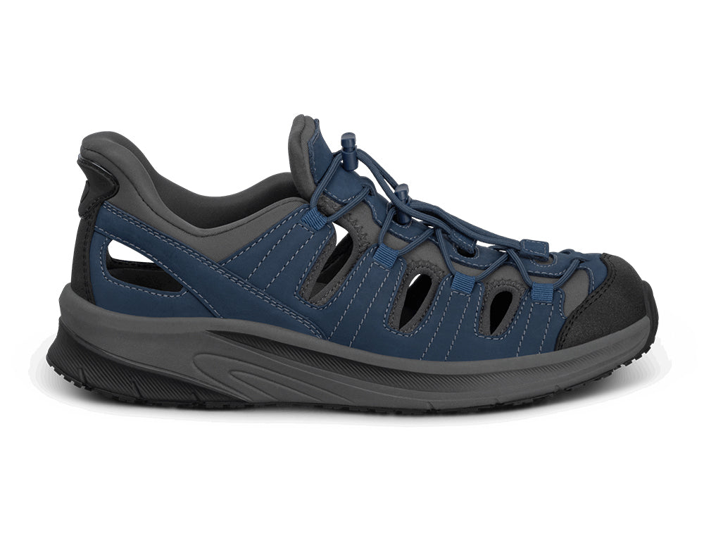 Orthofeet Mens Hands-Free Saturn Marine Hiking Sandals ShoeMed