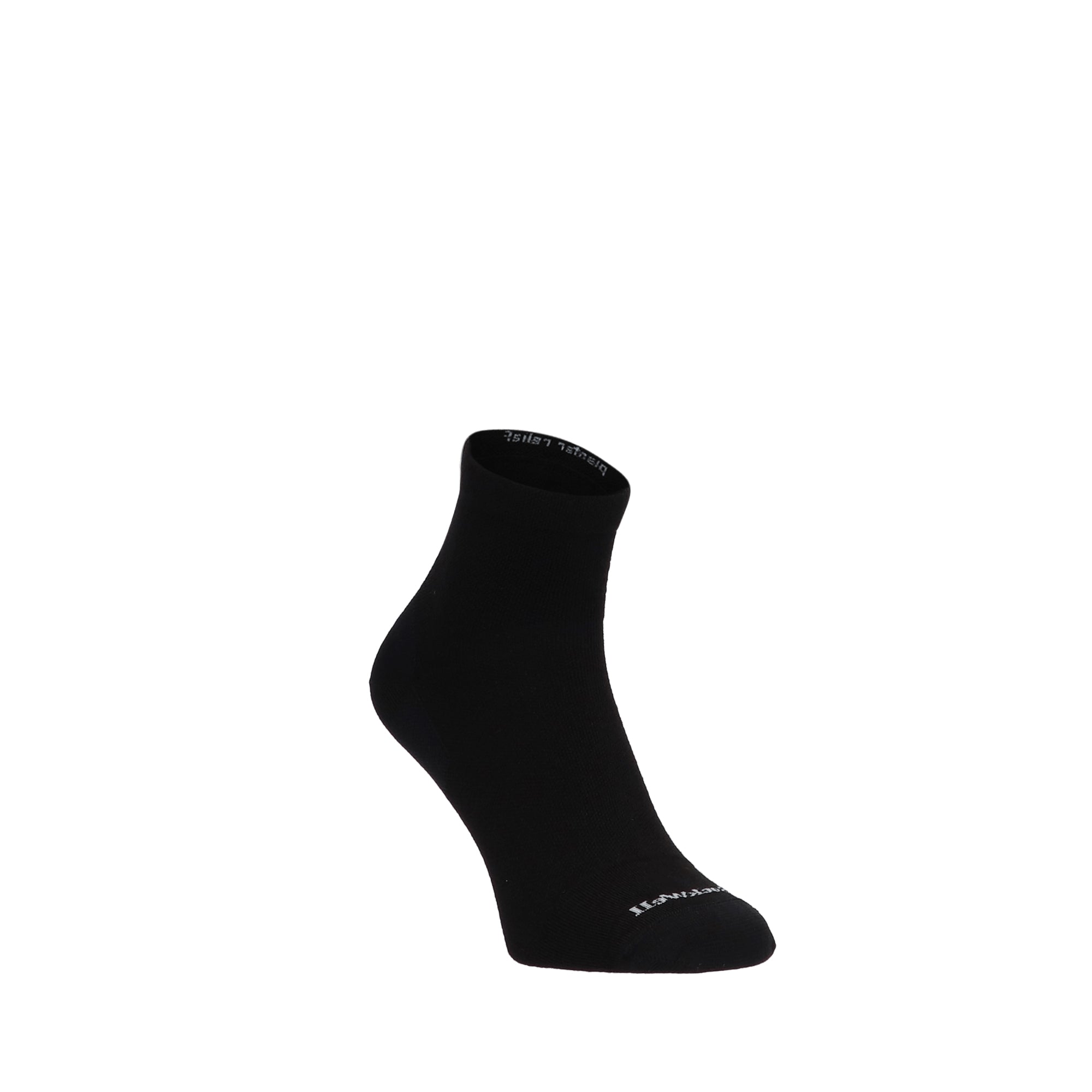 Womens Heel Pain Plantar Ease Quarter Black 905 Socks