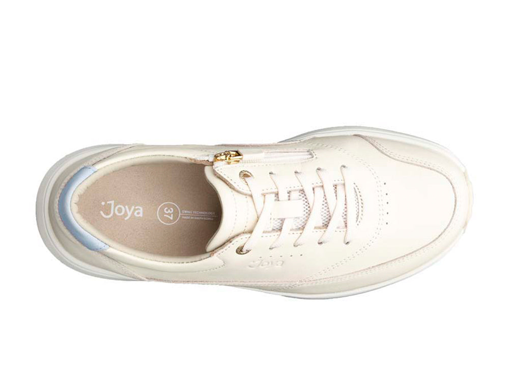 Womens Wave Wide-Fit Zip Venice White Shoes