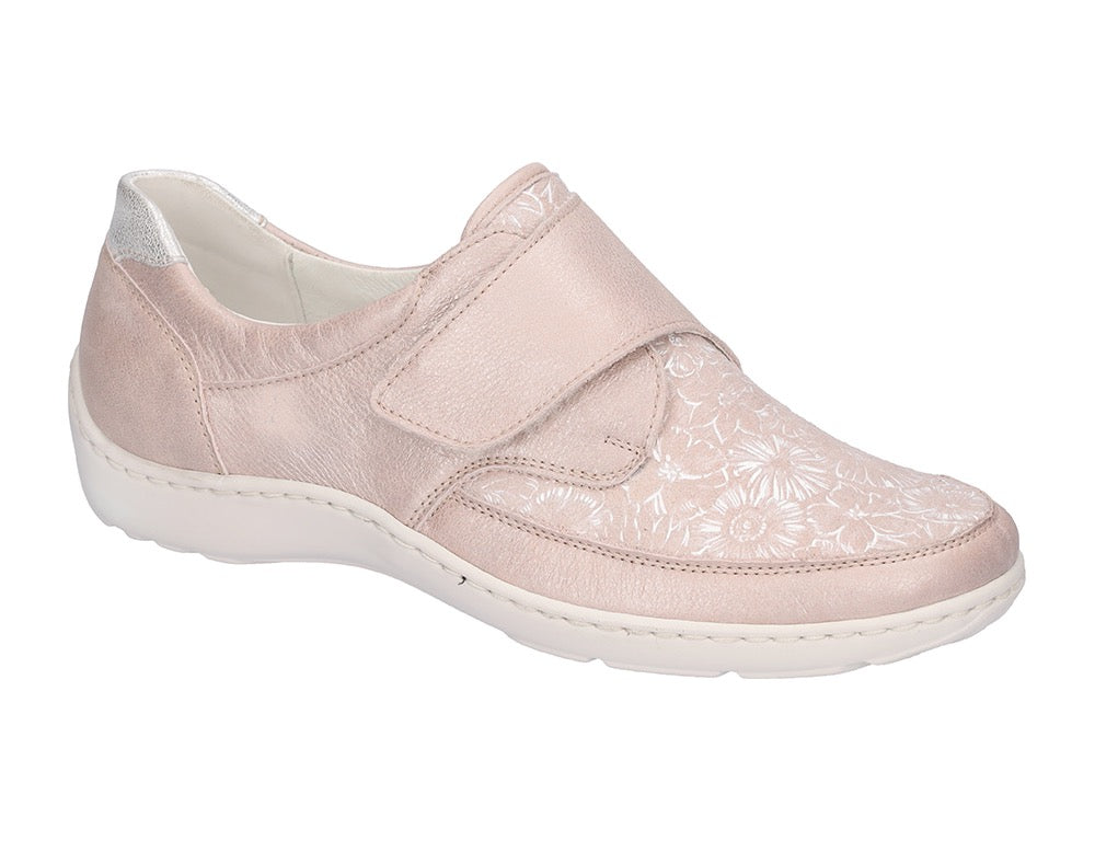 Womens Stretch Henni Bronx Apricot Pink Silver Shoes