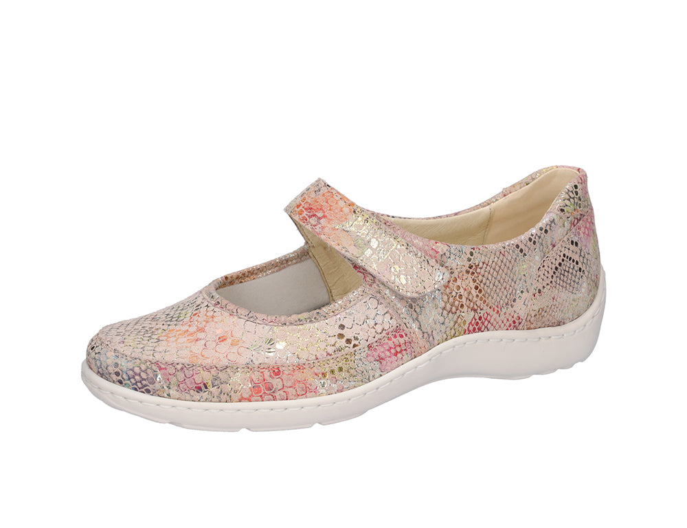 Waldlaufer Womens Stretch Henni Mary Jane Rosa Shoes ShoeMed