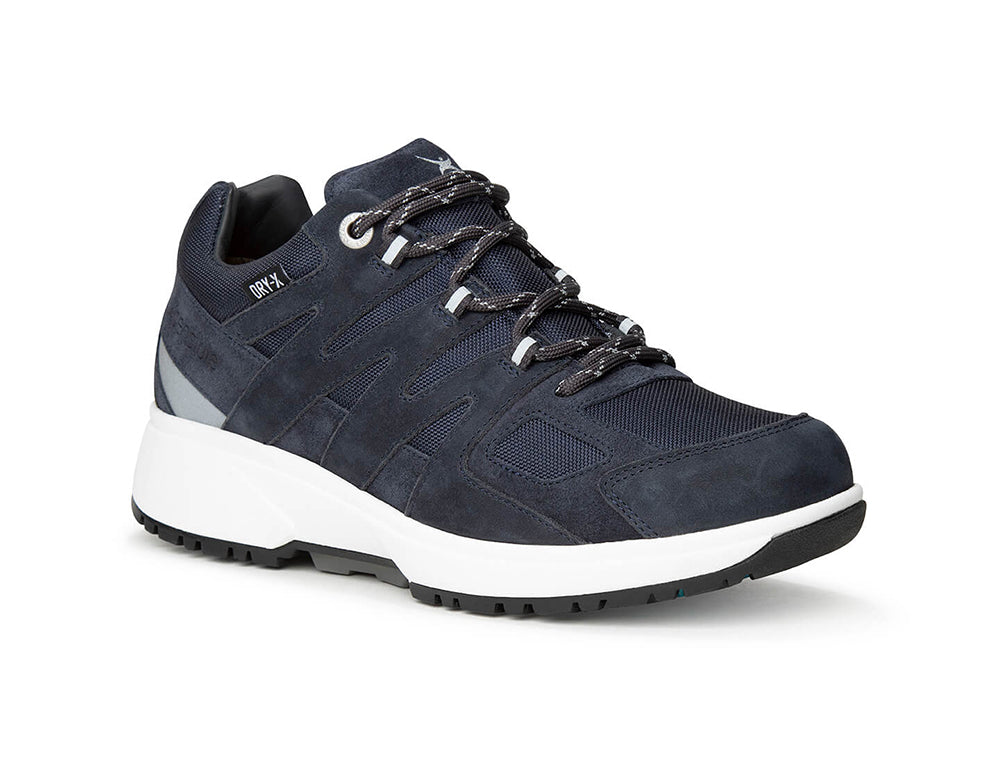 Womens Waterproof Bergen Navy Hiking Shoes