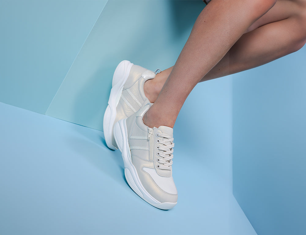 Womens Stretchwalker SWX3 Beige Trainers