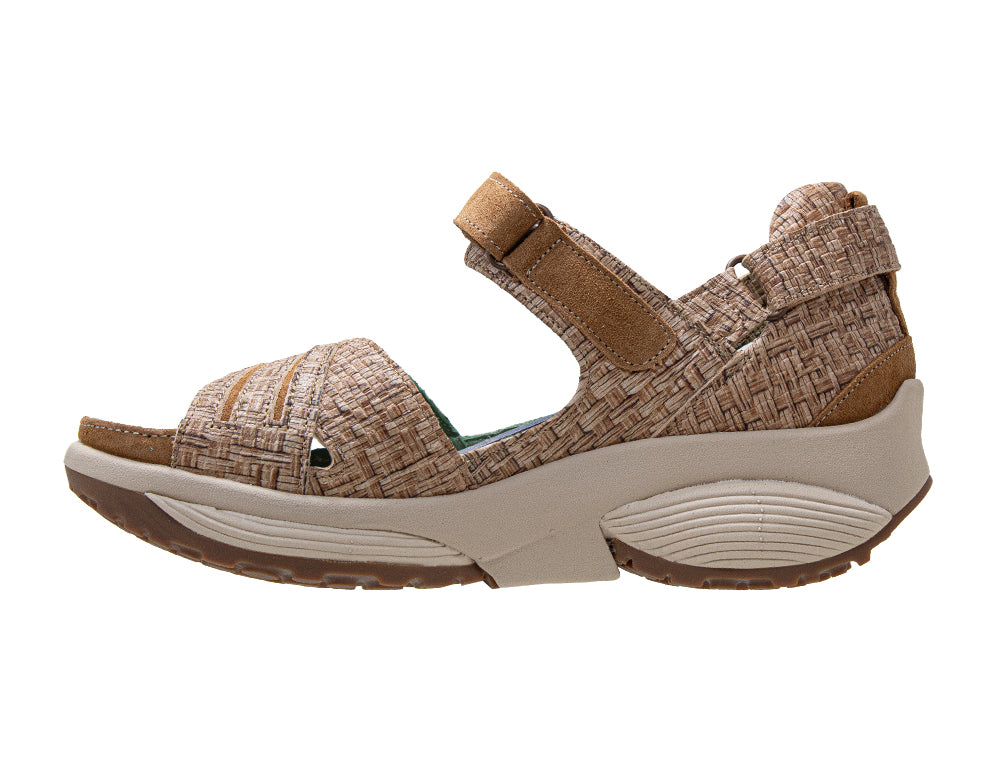 Xsensible Womens Juno Camel Sandals ShoeMed