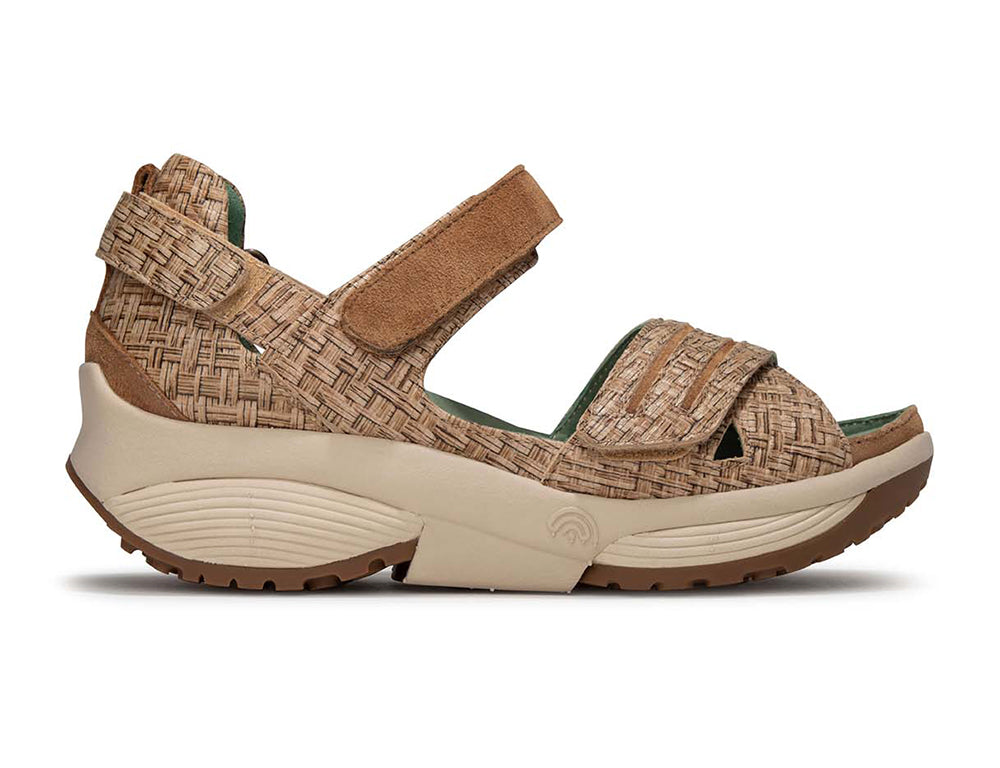 Xsensible Womens Juno Camel Sandals ShoeMed