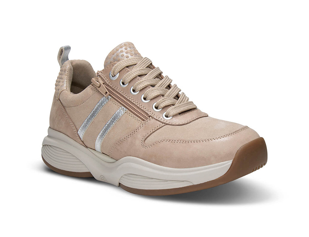 Xsensible Womens Stretchwalker SWX3 Taupe White Trainers ShoeMed