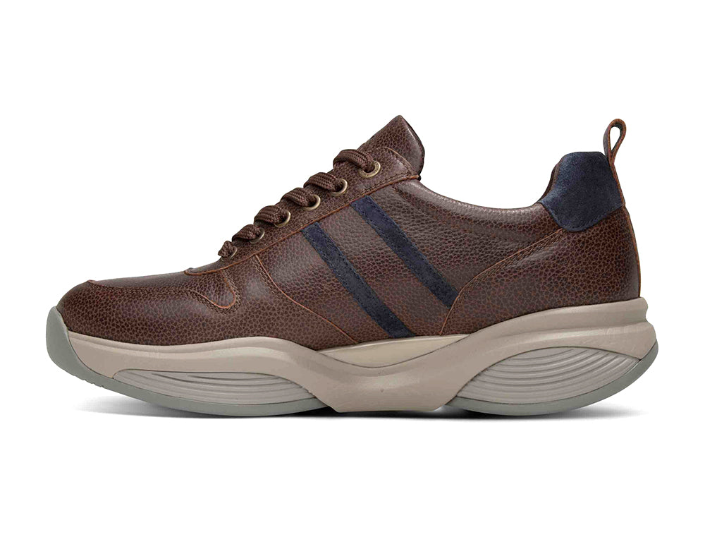 Xsensible Mens Stretchwalker SWX3 Dark Brown Shoes ShoeMed