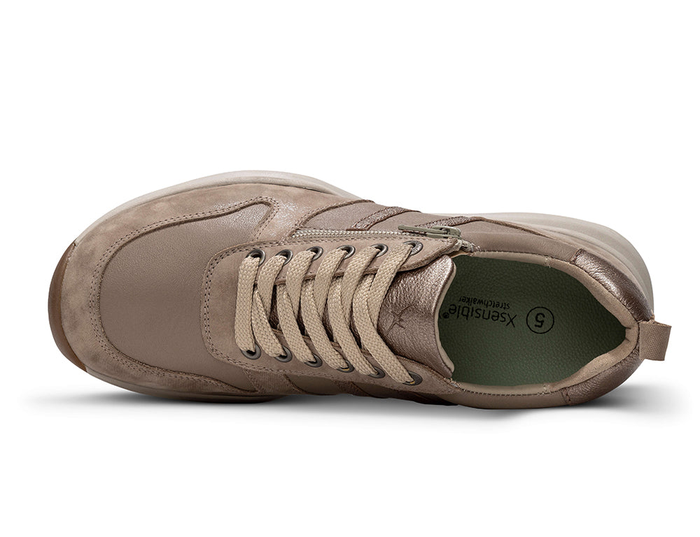 Womens Stretchwalker SWX3 Taupe Trainers