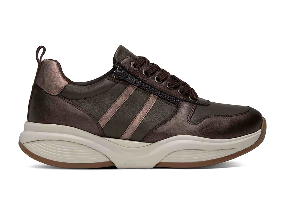 Xsensible Womens Stretchwalker SWX3 Dark Brown Trainers ShoeMed