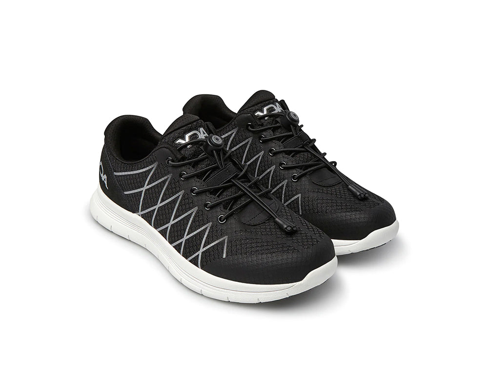 YDA Extra Wide Vault 2 Black Trainers