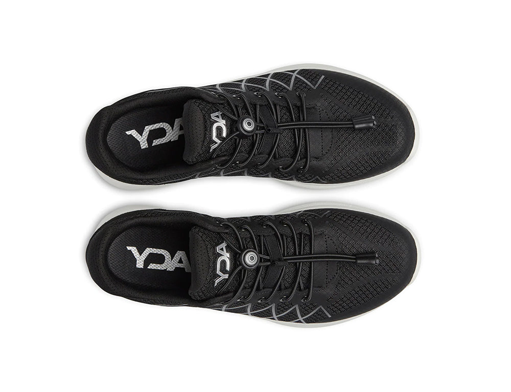 YDA Extra Wide Vault 2 Black Trainers