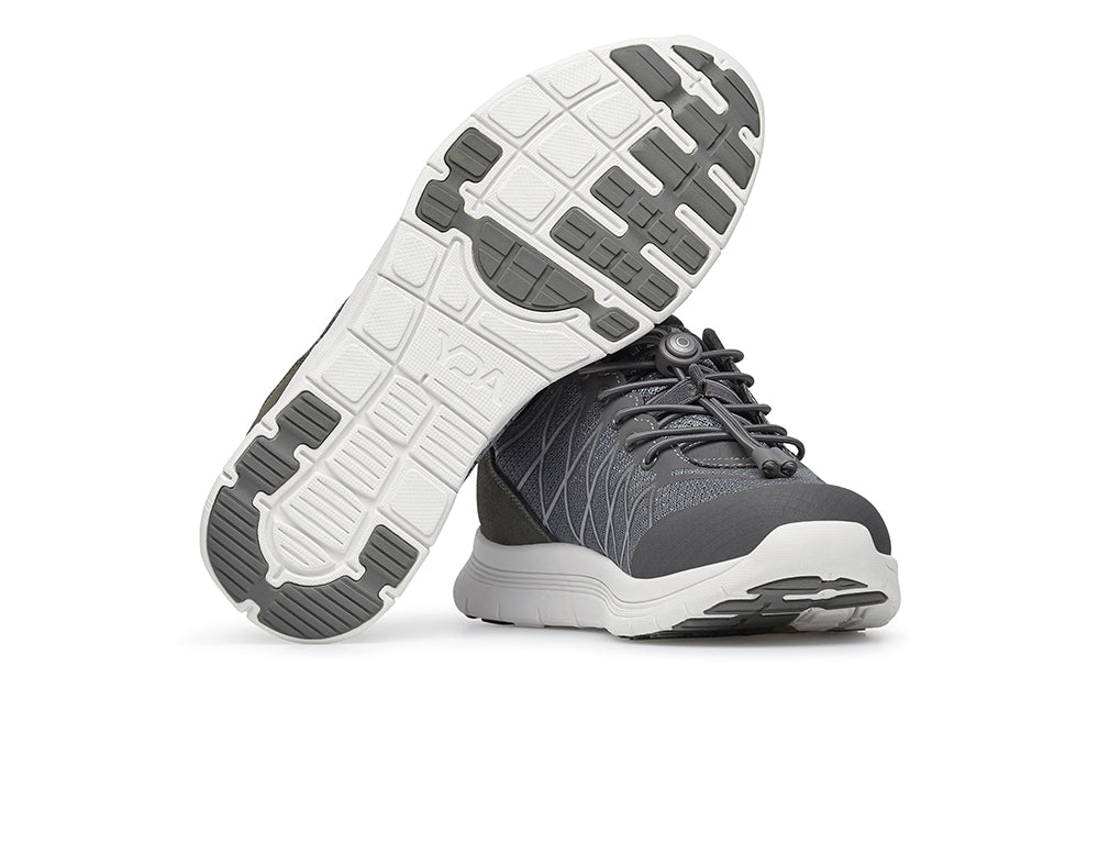 YDA Extra Wide Vault 2 Grey Trainers