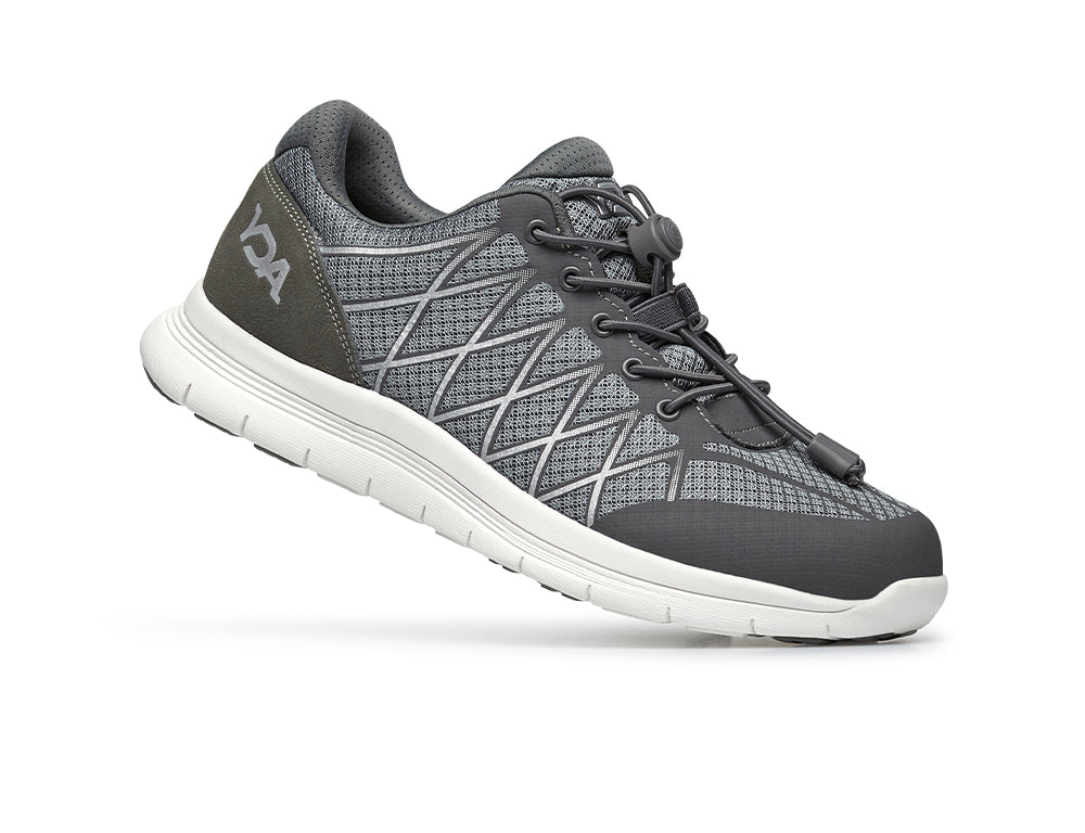 YDA Extra Wide Vault 2 Grey Trainers