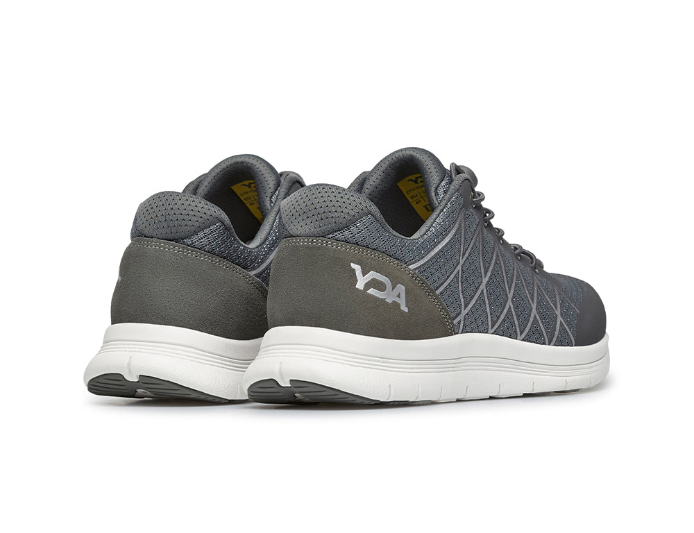 YDA Extra Wide Vault 2 Grey Trainers