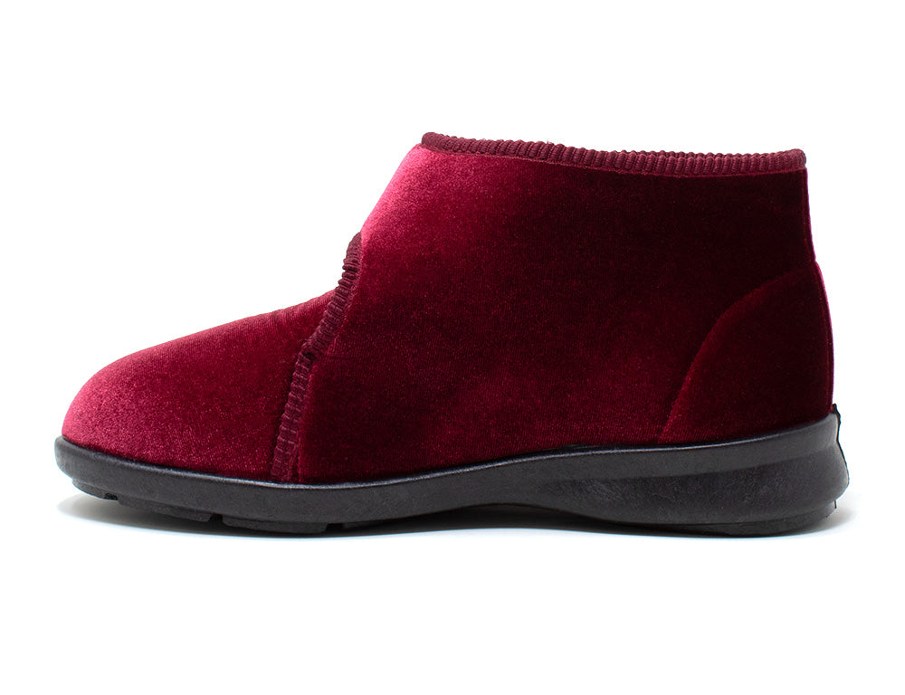 Womens Adjustable Tern Burgundy Slippers