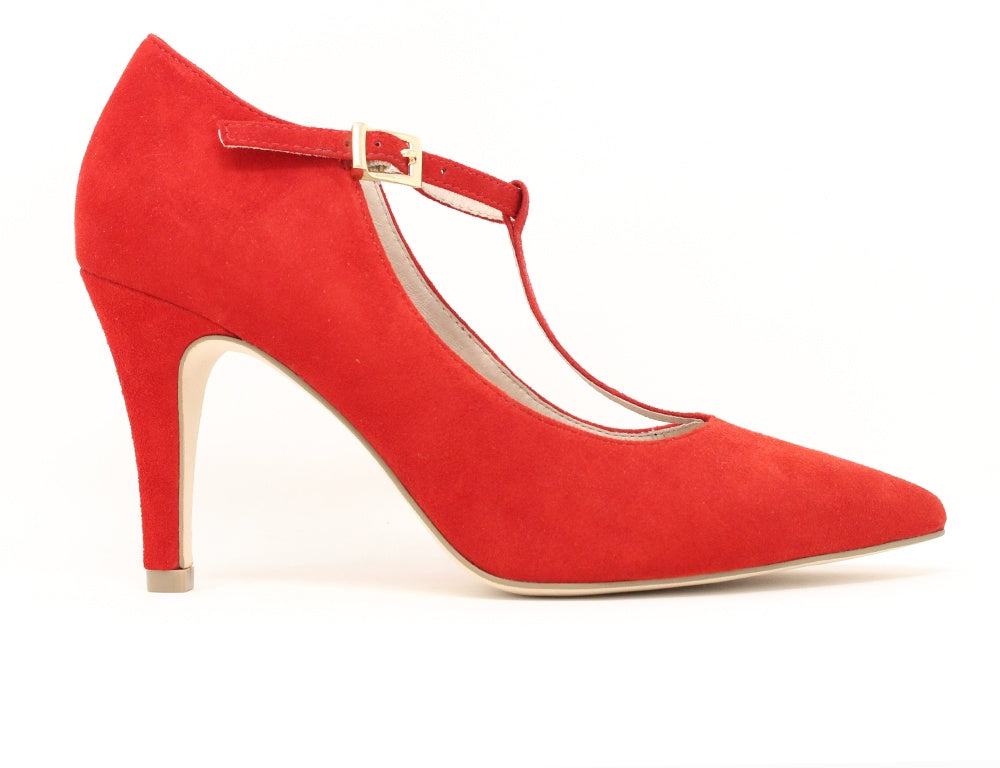 Red store heels sale