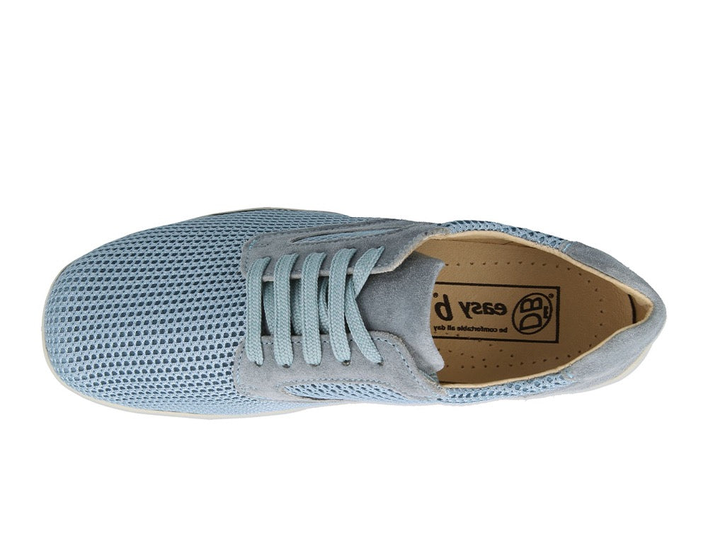 DB Wider Fit Shoes Lexi Blue Sky Mesh ShoeMed