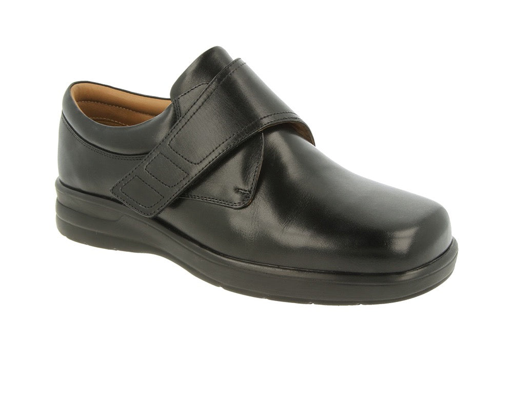 DB Wider Fit Shoes Benny Black ShoeMed