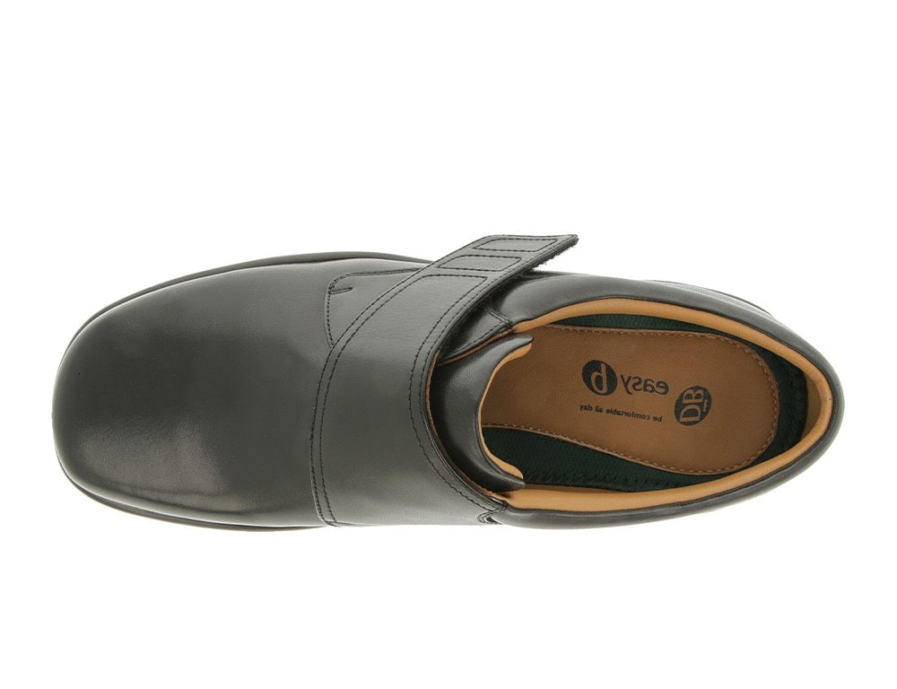 DB Wider Fit Shoes Benny Black ShoeMed