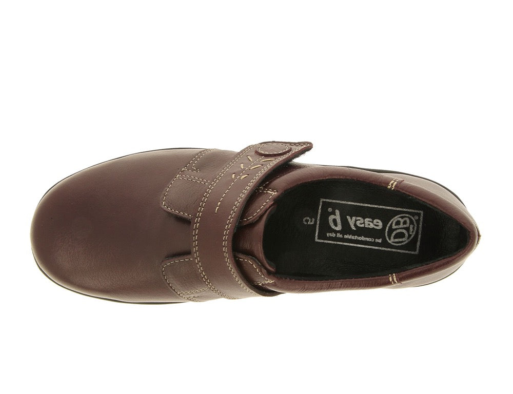 DB Wider Fit Shoes Rory Burgundy ShoeMed