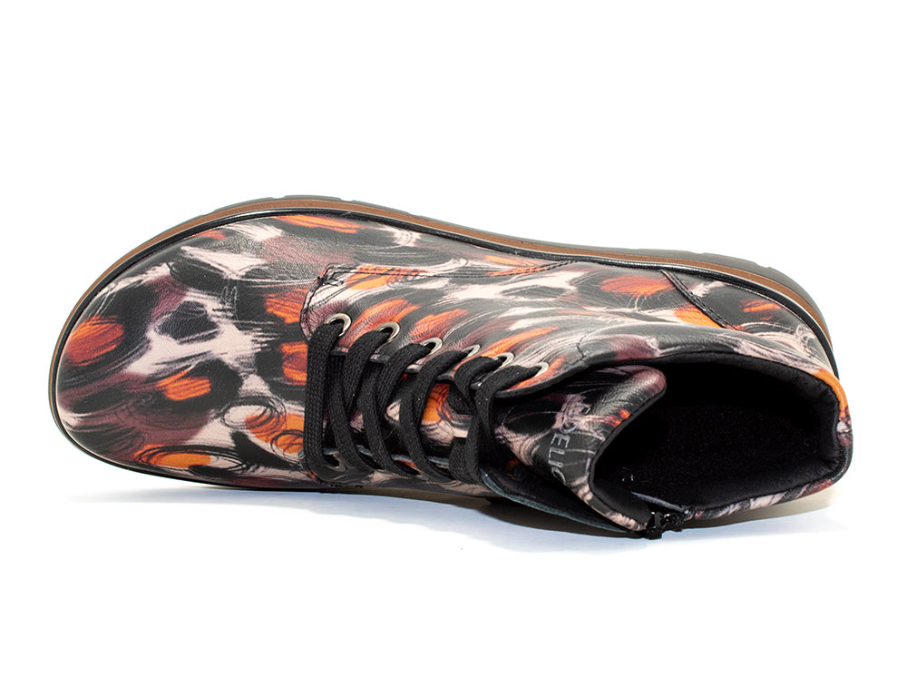 Womens Zip Gallery Paint Eston Boots