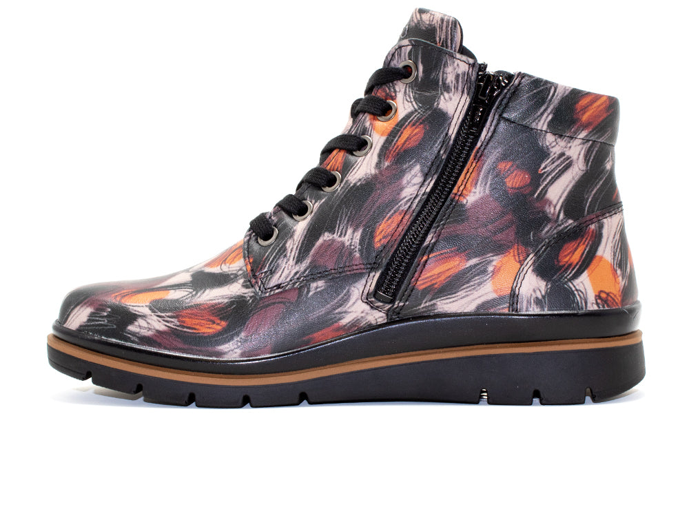 Womens Zip Gallery Paint Eston Boots