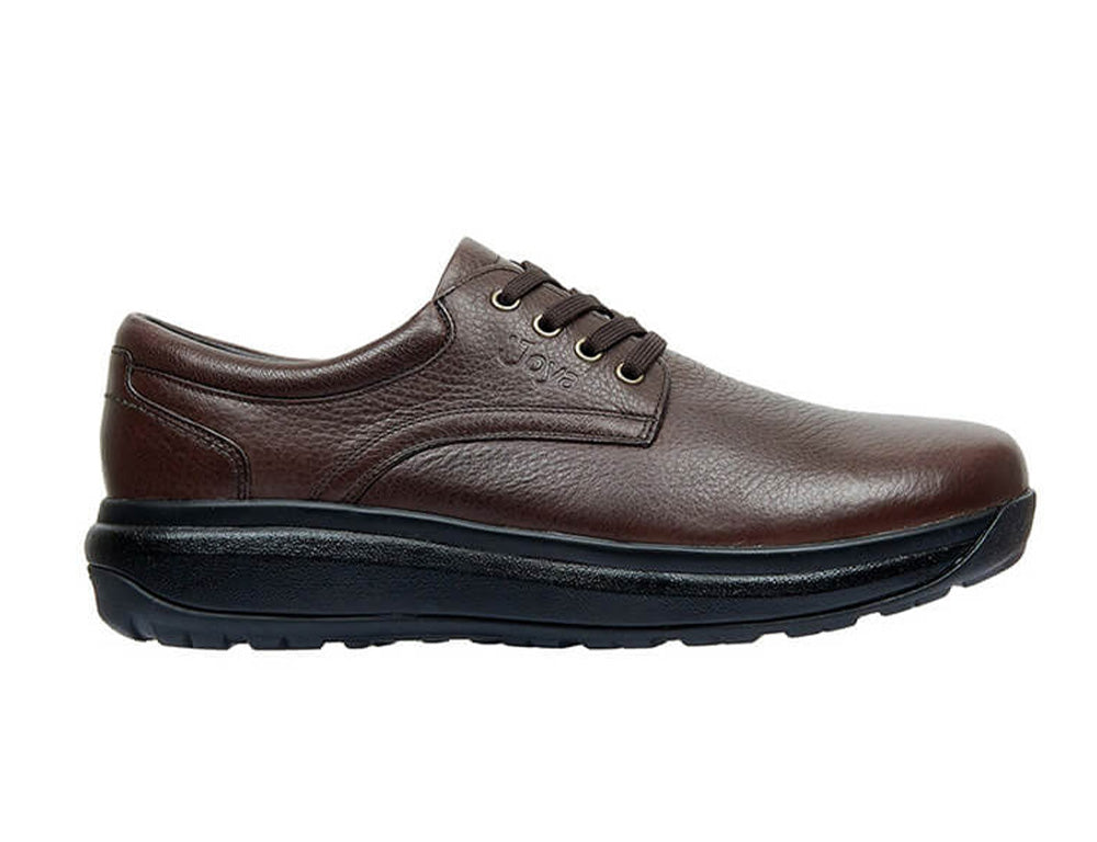 Joya Mens Mustang II Dark Brown Lace Up Formal Shoes