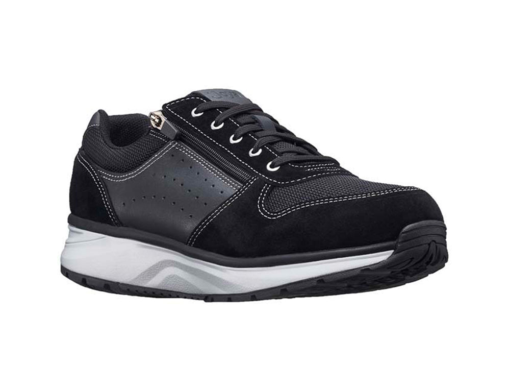 Mens Active Zip Dynamo Black Trainers