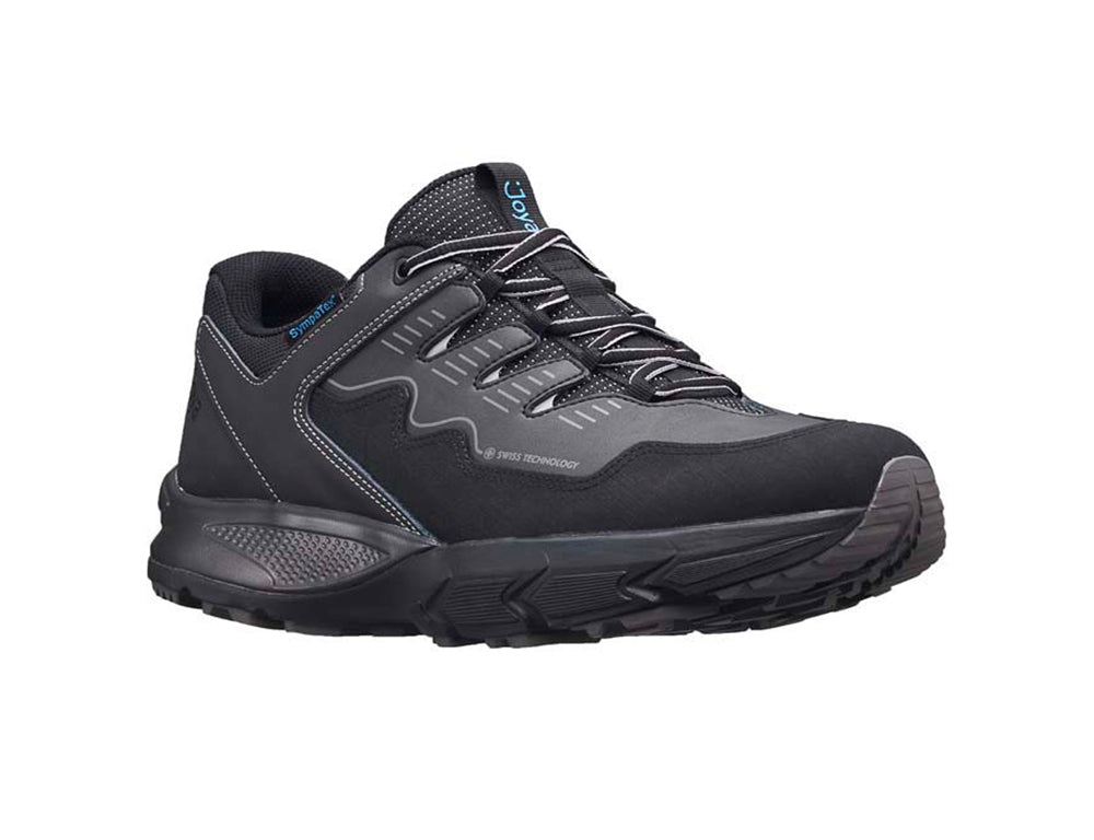 Mens Active Waterproof Cadore Black Hiking Shoes