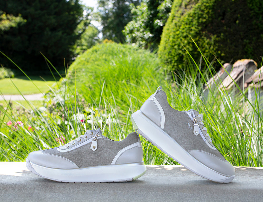 Womens Senso Zip Laura Light Grey Shoes