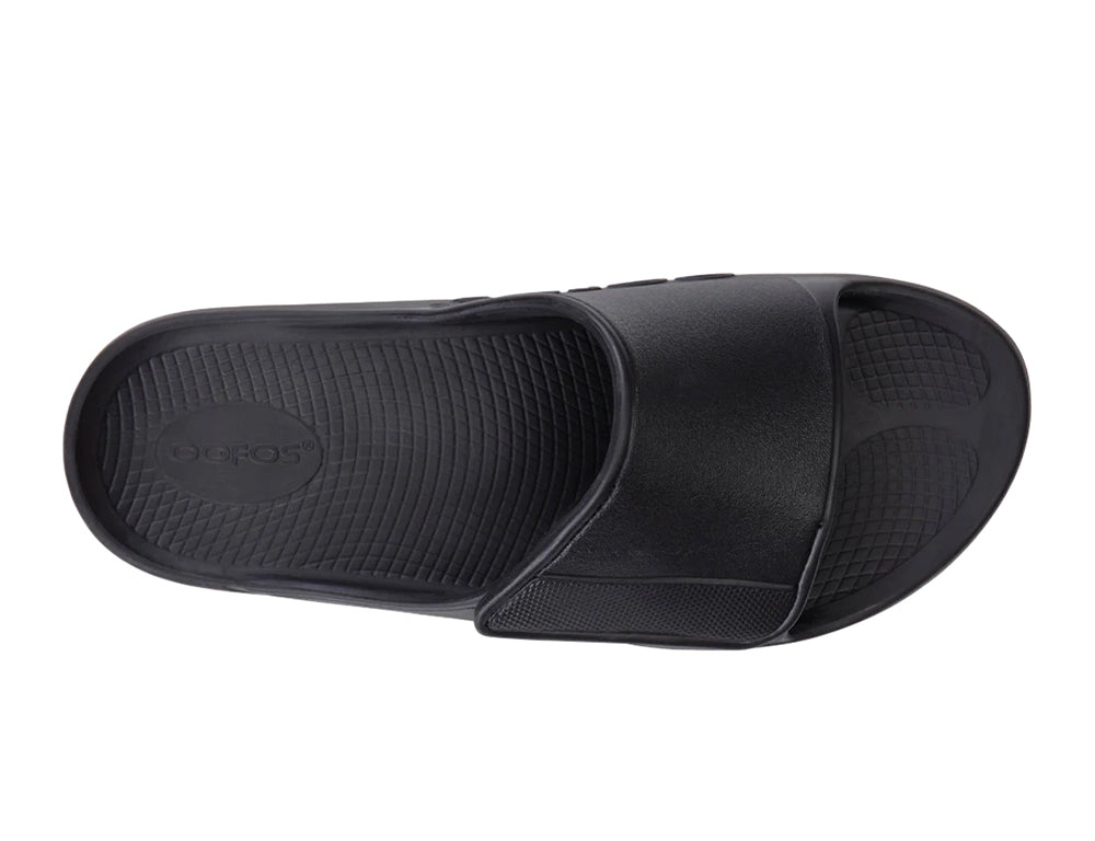 Oofos OOahh Sport Flex Matt Black ShoeMed