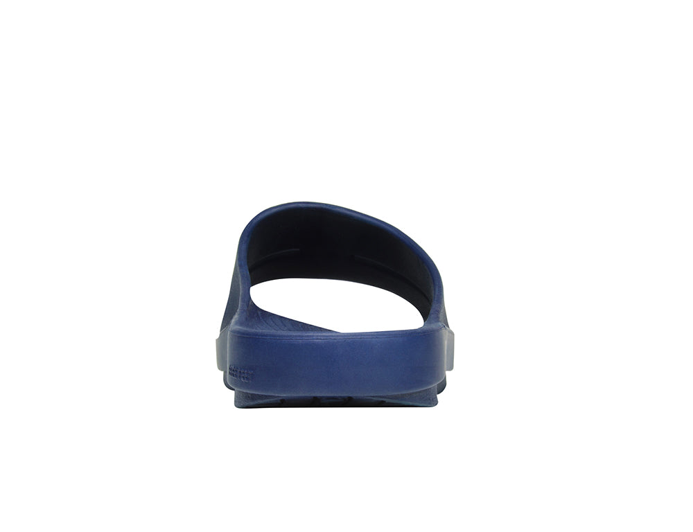 Oofos OOahh Slide Navy ShoeMed