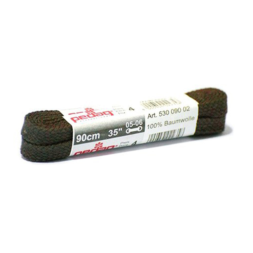 Flat Dark Brown Laces