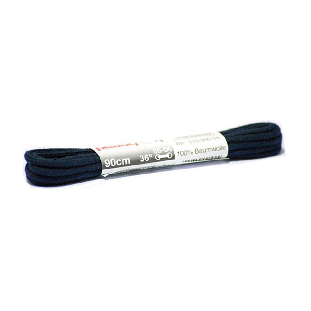 Thin Round Navy Blue Laces