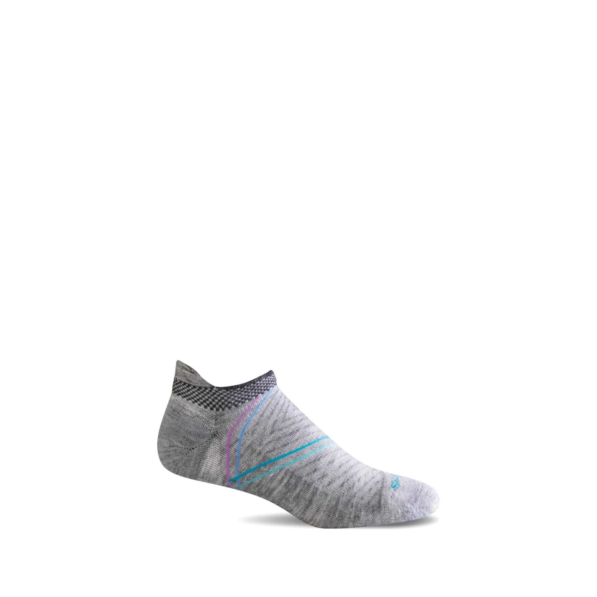 Womens Sports Compression Pulse Micro Light Grey 800 Socks